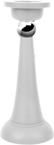 ByNGSDCC Türstopper für Boden, Türstopper for den Innenbereich, Silikon, ohne Installation, geräuschloser Türsauger, Türhalter, Möbelbeschläge, stanzfreier Türstopper, grau(White Long) von ByNGSDCC