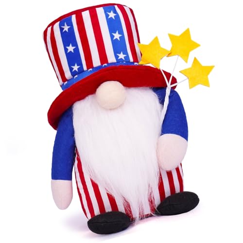 Bydezcon Little Gnome For American Independence Day Party Decorations Soft Toy Office von Bydezcon