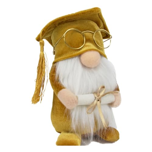 Bydezcon Wichtel, Doktorhut, Kunstornamente, Schreibtische, weniger Gesicht für Schule, Büro, Urlaub, Dekoration, Abschlussfeier, Gesicht weniger Bydezcon Wichtel, Doktorhut, Kunstornamente, Schreibtische, weniger Gesicht für Schule, Büro, Urlaub, Dekoration, Abschlussfeier, Gesicht weniger von Bydezcon
