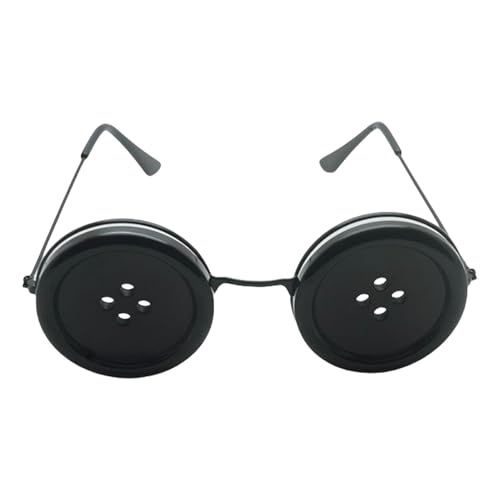 Button Eyes Glasses, Sunglasses Picture Framing, Halloween Cosplay Accessories, Funny Button Eyes Sunglasses, Unique Button Eyes Sunglasses, Portable And Ideal To Use For Halloween Party Cosplay von Byeaon