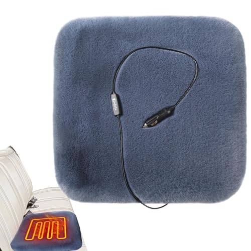 Car Seat Cushion | Heated Car Seat Pad | Heated Vehicle Seats | Vehicle Seat Heating Tool | Fast Heating Plush Seat Cushion | Car Pad Warmer Winter Driving, 12V Vehicle, Truck, SUV, Or RV von Byeaon