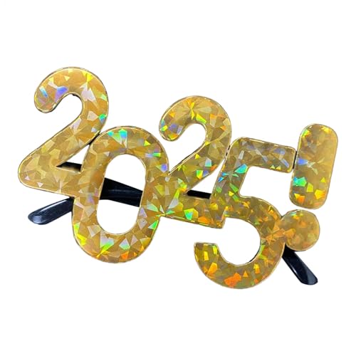 New Year Glasses | Number Sunglasses 2025 | New Year's Eyeglasses | Funny New Year Props | New Year Photo Glasses | 2025 Celebration Glasses for Adults New Year Supplies von Byeaon