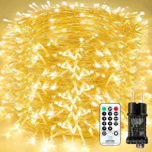 Bzavor Lichterkette Außen und Innen,85M 800LED mit Stecker 8 Modi IP65, Led Lichterkette mit Stecker, Lichterkette außen, Lichterkette Led 50m, Led Lichterkette lnnen für Garten Hochzeit Party von Bzavor