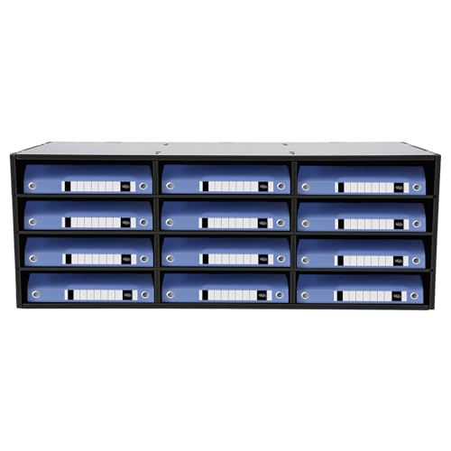 4 x 3 Fächer Dokumentenablage 4-Tier Briefablage Schreibtisch Organizer Schreibtisch Briefablage Einlegeböden Ablagefächer Ablagesystem Desktop Aktenhalter von C-Juzarl