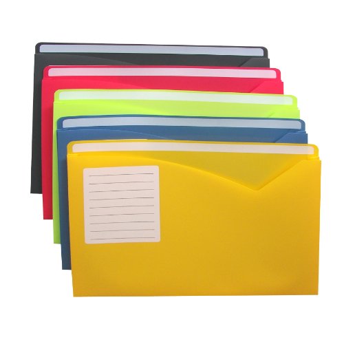 C-Line Write-On Poly File Jackets, Multi-Colour von C-LINE