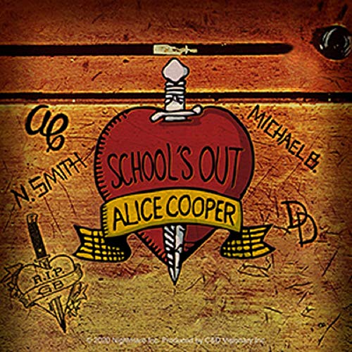 C&D Visionary Alice Cooper Schulalbum-Aufkleber, mehrfarbig von C&D Visionary