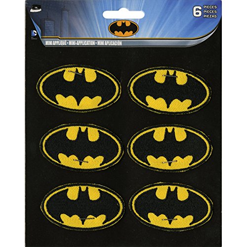 C&D Visionary Aufnäher, Design: DC Comics Batman-Symbol, aus Polyester-Mischgewebe, 5,1 x 2,5 cm von C&D Visionary