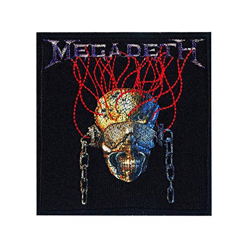 C&D Visionary Megadeth Skull Bügelaufnäher, mehrfarbig von C&D Visionary