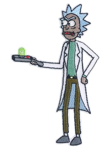 C&D Visionary Morty Rick mit Teleporter Patch, blau, grün, weiß von C&D Visionary