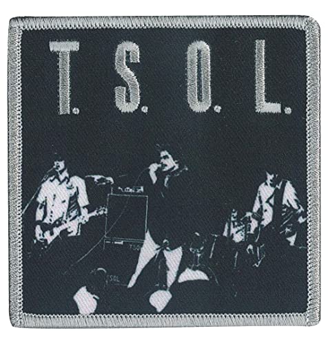 C&D Visionary T.S.O.L. EP Cover Patch, grau, schwarz von C&D Visionary