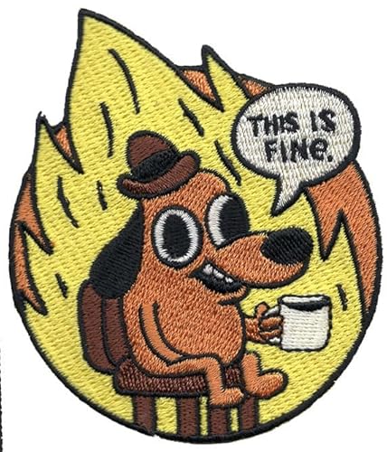 KC Green This is Fine Graphic Patch von C&D Visionary