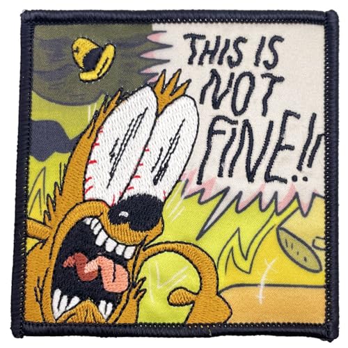 KC Green This is Not Fine! Patch von C&D Visionary