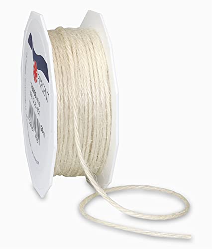 C.E. Pattberg Prasent-Themse Kordel Band weiß 2mm Breite 25m Länge Polyester 2mm-25m von C.E. Pattberg