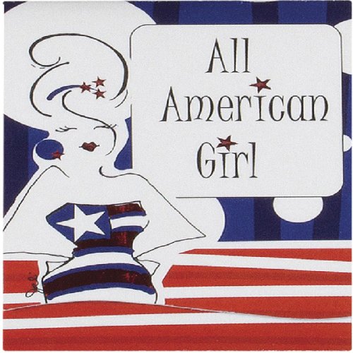 C.R. Gibson CMNP-10167 Mini-Notizblock, magnetisch, Motiv: All American Girl von C.R. Gibson