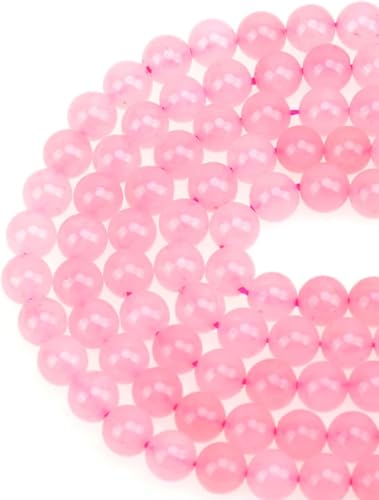 100 Stück 8mm Glasperlen Glasperlen für DIY Armband Schmuckherstellung (Rosa) von C.X.Y.