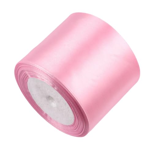 Satinband 22 m x 8 cm, Polyester-Satin für Dekorationen Verpackung Gastgeschenke (Rosa) von C.X.Y.