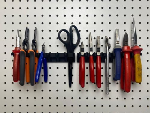 Zangen Halter für Pegboard Lochwand - Lochabstand 25,4 mm und Lochung 7 mm - Werkzeugwand - Lochwand Zubehör (1x Zange) von C3E