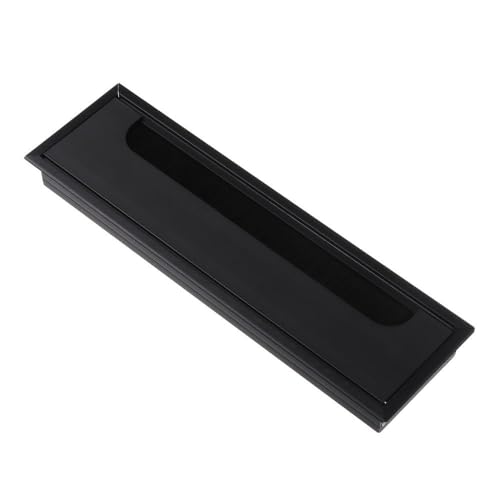 Kabeldurchführungsabdeckung für den Schreibtisch 80x80/160/275mm Aluminium Legierung Draht Loch Abdeckung Computer Tülle Linie Box Büro Schreibtisch Tisch kabel Verschluss Kabel Klemme Hardware(Black, von CAAXAINGJIAG