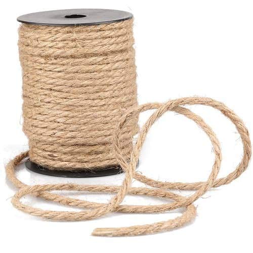 CABLEPELADO Natürliches Hanfseil, Jute-Schnur, 10 Meter lang x 8 mm dick von CABLEPELADO