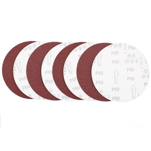 10pcs 8 Zoll 200mm Runde Schleifscheiben Sandpapier, Körnung 1000 Haken und Schleife Beflocken Schleifscheiben Pad, Scheiben mit Klettverschluss, für Metall Holz -Single grit set von CAIMEI SANDER