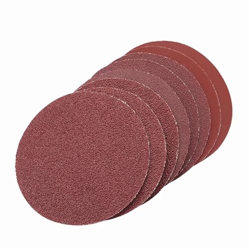 10pcs 9 Zoll 225mm Runde Schleifscheiben Sandpapier, Körnung 240 Haken und Schleife Beflocken Schleifscheiben Pad, Scheiben mit Klettverschluss, für Metall Holz -Single grit set von CAIMEI SANDER