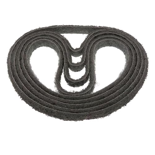 5pcs 10x330MM Stretch Resistant Nylon Gürtel Polieren Sand Gürtel für Edelstahl Draht Zeichnen, Entgraten und Polieren von Waschbecken Metall, Schleifen Gürtel Farbe-Grau von CAIMEI SANDER