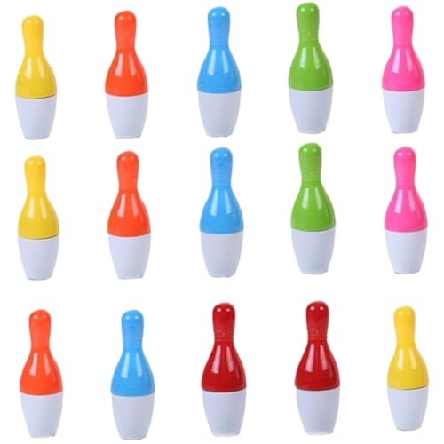 15pcs Bowling Party bevorzugt Bowling Retactractable-Kugelschreiber mit 0,5 mm Nachfüllstiften für das Journaling, Notizing, Skizzieren und Unterschriften. von CAKEEYUM