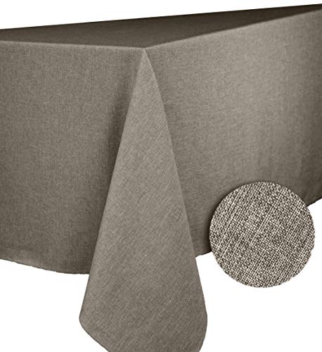 CALITEX Brom 3372360505523 Tischdecke rechteckig Polyester Taupe von CALITEX