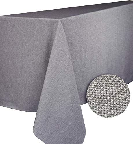 CALITEX Rechteckige Tischdecke, Polyester, grau, 250 x 150 cm von CALITEX