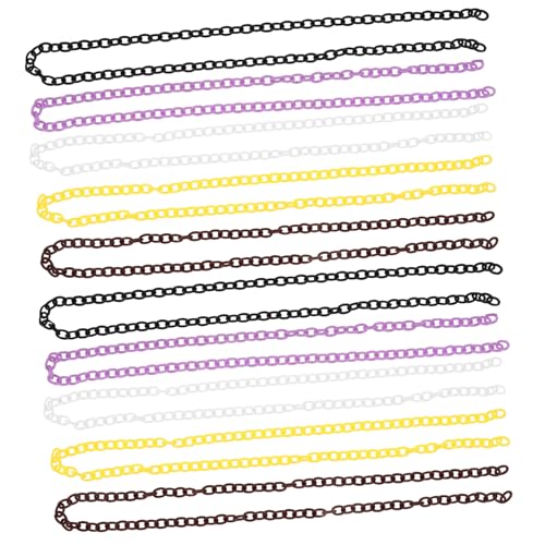 CALLARON 10Pcs Plastikkabelkette Glieder Plastikketten Für Schmuck Herstellung Von Hängemattenvogelkäfigen Baggläser Lanyard Ketten DIY Craft Project Making von CALLARON