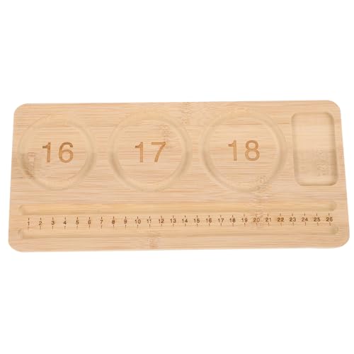 CALLARON Holzperlentablett Set zur Herstellung von Ohrringen Perlen-Kit Holzperlen Tablett Schmuckherstellung Tablett Organizer-Perlentabletts Tablett zur DIY-Schmuckherstellung hölzern von CALLARON