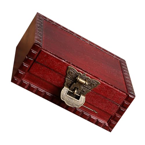 CALLARON Kasten Aufbewahrungskiste Schmuck Aufbewahrungsbox Vintage Schmuckschatulle Reise-schmuckhalter Frauenschmuck-organizer Holzdekor Zigarrenschachtel Mädchen Jahrgang Legierung von CALLARON