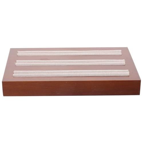 CALLARON Schmuckschatulle Aus Holz Für Ringe Ohrringe Und Anhänger Eleganter Schmuck Organizer Für Zuhause Und Unterwegs Multifunktionales Schmuck Displaytablett Schmuckaufbewahrung von CALLARON