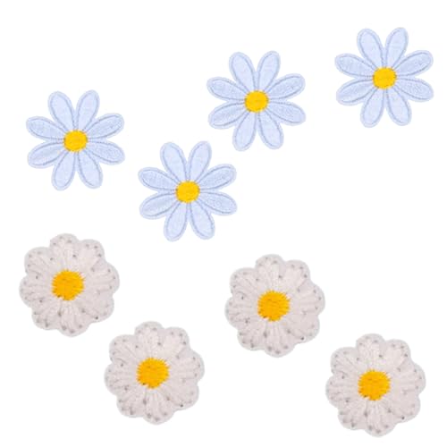 8 Stück Flicken zum Aufbügeln, Bügelbilder für Textilien Blumen, Bügelflicken Kinder Erwachsene, Bestickte Aufbügel Patches zum Aufnähen oder Aufbügeln für Hut, Jeans, Kleidung, Kleid, DIY-Zubehör von CALLYSONIC