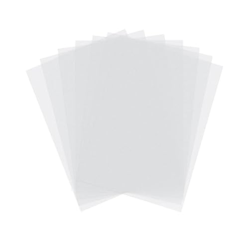 CALLYSONIC Transparentpapier, Transparentpapier weiß, Transparentpapier Laterne, Pergamentpapier zum Basteln, Pergamentpapier, Pauspapier A4, Transparentpapier bedruckbar, 16 Blätter, 112g von CALLYSONIC