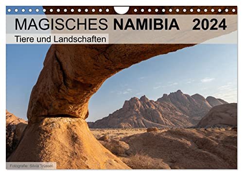 Magisches Namibia - Tiere und Landschaften (Wandkalender 2024 DIN A4 quer) (Wandkalender 2024 DIN A4 hoch), CALVENDO Monatskalender: Weite Savannen ... zeichnen Namibia aus. (CALVENDO Natur) von CALVENDO