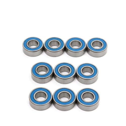 CAMCHJVVM MR104RS Lager 4 * 10 * 4 mm 10PCS ABEC-5 Hobby Elektrische RC Auto LKW MR104 RS 2RS Kugellager MR104-2RS Blau Versiegelt(100PCS) von CAMCHJVVM