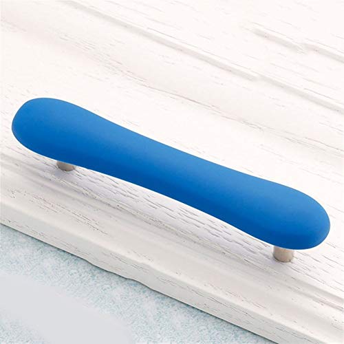 Schminktischgriff, Kindermöbelgriffe, Cartoon-Schrankknöpfe, Griffe, PVC, Wolke, Schublade, Knöpfe for Kinder, Innenbeschläge (Nr. 710)(256 Blue) von CANCJDYTZ