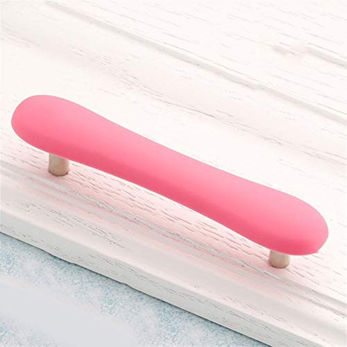 Schminktischgriff, Kindermöbelgriffe, Cartoon-Schrankknöpfe, Griffe, PVC, Wolke, Schublade, Knöpfe for Kinder, Innenbeschläge (Nr. 710)(256 Pink) von CANCJDYTZ