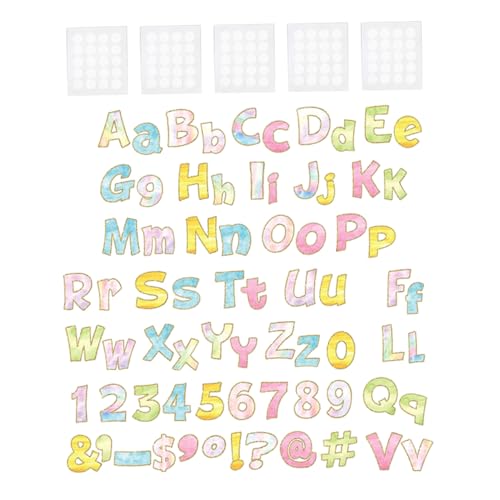 1 Satz Brief-Pinnwandpapier letter paper bürodeko Kinderzimmer Dekoration Alphabet-Buchstabenpapier aquarell klassenzimmer Briefe ans Schwarzes Brett Briefe für Bulletin CANIGHT von CANIGHT