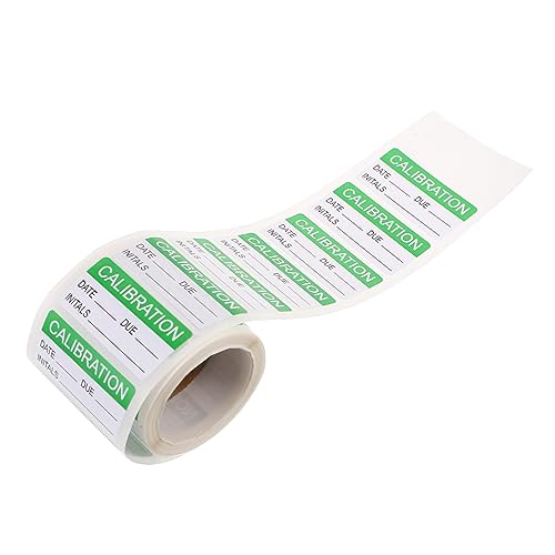 CANIGHT 1 Aufkleber Sichere Etiketten klar schreibbar Feuerlöscher transparent kalibriert Dank erfindungen pallet serviertabletts paletten stickern grünes Kalibrieretikett Gütesiegel Green von CANIGHT