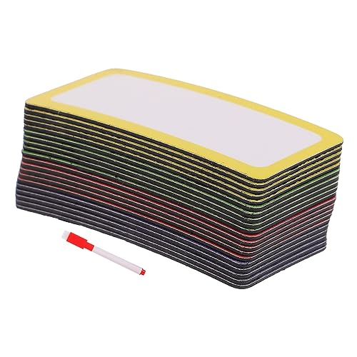 CANIGHT 1 Magnetetiketten Für Whiteboards, Lebensmittel Namensmarkierungsaufkleber, Namensschilder, Namensmagnete Für Das Klassenzimmer, Trocken Abwischbare Etiketten, Multifunktionale von CANIGHT