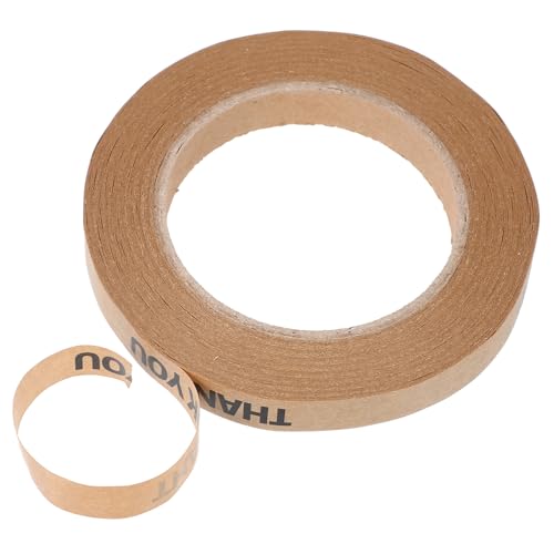 CANIGHT 1 Rolle Klebeband Aus Kraftpapier Vielen Dank, Dichtungsbänder Klebeband Für Verpackungsbeutel Danke Packbänder Beutelverschlussbänder Klebebänder Für Packtaschen Etiketten von CANIGHT