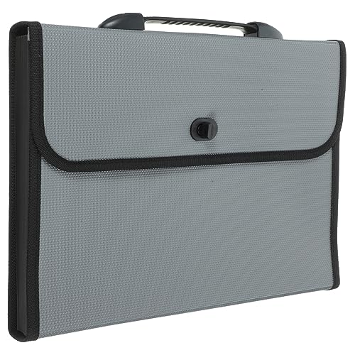 CANIGHT 1 Satz Dateiordner-organizer Desktop-datei-organizer-tasche Werkzeugkasten Mehrlagige Aktentasche Office-dateiordner Organisator Aus Papier Etikett Dateien Projekt Plastik Grey von CANIGHT