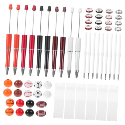 CANIGHT 1 Satz Sportperlenstift Perlenstifte, Massenware Kugelschreiber Für Den Haushalt Stiftherstellungsset Stift-kit Ergonomische Spaßstifte Multifunktions-spaßstifte Plastik von CANIGHT