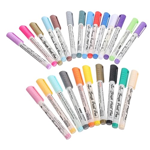 CANIGHT 1 Satz Trocken abwischbare Marker mit feiner Spitze acrylic pen schreibkladde permanent-marker Reifenlackmarker Farbmarker auf Gouachebasis Hosenmarkierungen Gouachestift Plastik von CANIGHT