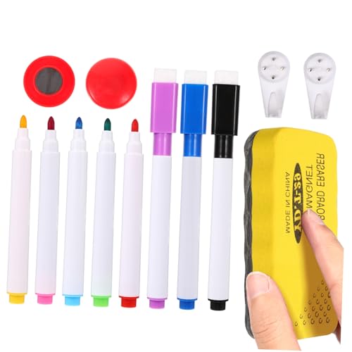 CANIGHT 1 Satz Whiteboard-zubehör Whiteboard-pin Von Magnetischen Whiteboards Magnetische Trocken Abwischbare Marker Tafelradierer Whiteboard-marker Whiteboard-versorgung Metall von CANIGHT