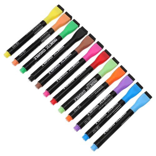 CANIGHT 1 Satz schreibkladde stempelstifte für kinder wax pen whiteboardstifte wax crayons trocken abwischbare Marker mit feiner Spitze Praktische trocken abwischbare Marker Plastik von CANIGHT