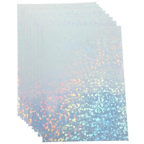 CANIGHT 10 Blatt Blatt Pvc-aufkleber Bedrucken Druckerpapier Etikettenpapier, Druckpapiere Glänzende Bedruckbare Papiere Klebepapier Aufkleberpapier Konstruktionspapiere Schreibpapiere von CANIGHT