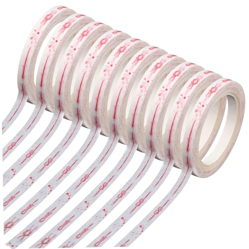 CANIGHT 10 Rollen Bandset geschenkband Washi-Tape Bastelzubehör Wanddekoration Klebeband Bastelideen dekorative Klebebänder Aufkleber zum Basteln Planerband Druckband Papier von CANIGHT